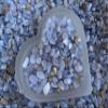 Wholesale Semi Tumbled Blue Lace Agate Gemstone Chips, Crushed Mini Agate Crystals, Undrilled Crystal Chips (1 Pound) view 3