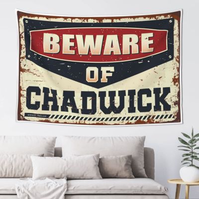 Abipuir Tapestry for Bedroom Beware of Chadwick Tapestry Stuff for Boys Room Boys Room Decor Teenager (Size : 75X100CM)