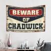Abipuir Tapestry for Bedroom Beware of Chadwick Tapestry Stuff for Boys Room Boys Room Decor Teenager (Size : 75X100CM) view 2