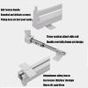 DONGYUE Heavy Duty Retractable Closet Clothes Hanger Rail, Stainless Steel Drying Rackfor Storage Scarves/Jeans/Towels/tie (Size : 600mm/23.6inch) (Size : 41cm/16.14in) view 3