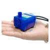 Bomba de agua de diafragma autocebante 160L/H 1.5W mini Submersible Pump USB DC 5V Pet Water Dispenser Water Pump DR-DC160 Water Pumps Ultra-quiet brushless motor (Color : With lights, Size : 5V USB view 2