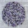 WHOLESALE Natural Semi Tumbled Chevron Amethyst Gemstone Chips, Chevron Amethyst Crushed Chevron Amethyst Mini Crystals, Undrilled Crystal Chips (Chevron Amethyst, 0.5 Pound) view 2