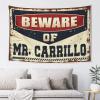 Abipuir Small Wall Tapestry Beware Of Mr. Carrillo Tapestry Preppy Decor Tapastry'S Wall Hanging (Size : 100X150CM) view 1