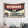 Abipuir Small Wall Tapestry Beware Of Mr. Carrillo Tapestry Preppy Decor Tapastry'S Wall Hanging (Size : 100X150CM) view 2