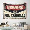 Abipuir Small Wall Tapestry Beware Of Mr. Carrillo Tapestry Preppy Decor Tapastry'S Wall Hanging (Size : 100X150CM) view 4
