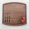 Personalized Cutting Board, Engraved Cutting Board, Mothers Day Gift, Happy Mothers Day, Flowers, Mason Jars, Freshly Picked Flowers, 225 (Maple, Arched 16" x 10.5") view 2