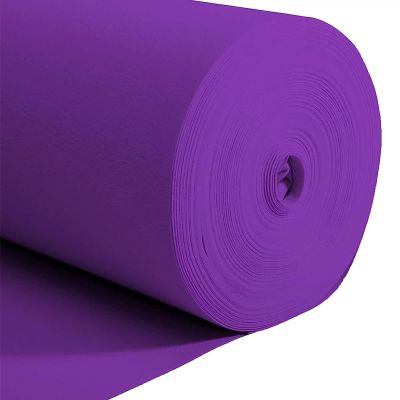 Wedding Carpet 2mm Polyester Purple Event Aisle Carpet Anti Slip Runway Rug Reception Carpet Exhibition Rugs for Weddings Ceremony Party Christmas Decoration (Size : 1x30m)