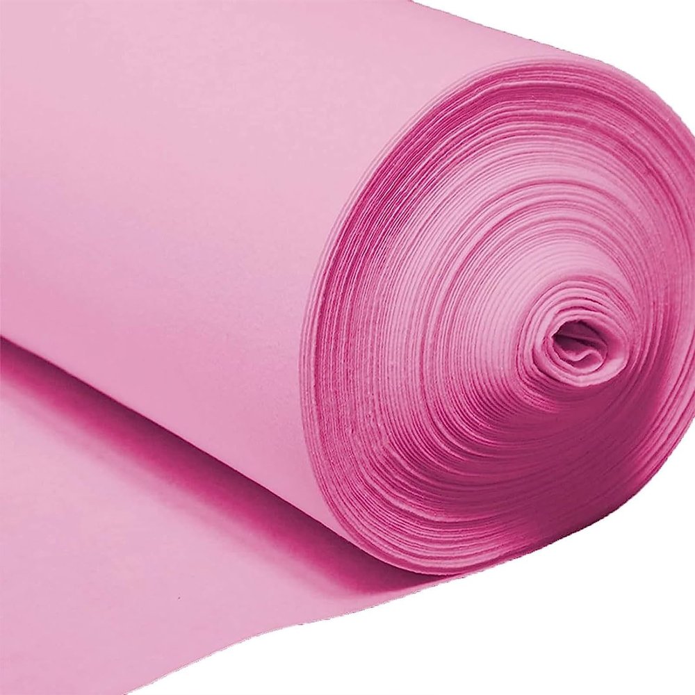 Pink Wedding Aisle Runner - Wear-Resistant Non-Slip Carpet 2mm Event Walkway Carpets for Party Birthday Decor Beach Outdoor, 2FTx15FT (Size : 1x50m)