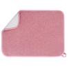 GeeRic Microfiber Dish Drying Mat, Super Absorbent Kitchen Dish Drying Pad for Valentine's Day, Reversible Gift Mats for Countertop, 12 * 16 inch Pink view 1
