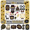 The DaPai 50th Birthday Inflatable Photo Booth Set - Giant Selfie Photo Booth Frame & Props - Polyvinyl Chloride view 1