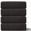 Ferdilan 4 Piece Oversized Bath Towels Set 35x70 Inches, Black Brown Extra Large Soft Bath Sheet Chair Towels 600 GSM Highly Absorbent Quick Dry Towels Set for Bathroom Hotel Spa view 1
