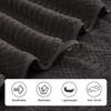 Ferdilan 4 Piece Oversized Bath Towels Set 35x70 Inches, Black Brown Extra Large Soft Bath Sheet Chair Towels 600 GSM Highly Absorbent Quick Dry Towels Set for Bathroom Hotel Spa view 3