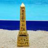 OSALADI Egyptian Tower Figurine Desktop Decor Ancient Egyptian Ornament Unique for Home Office Delicate Craftsmanship and Design view 2