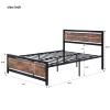 Metal Bed Frame Full, Full Bed Frame Black Bed Frame Full with Headboard and Footboard No Box Spring Needed view 2