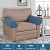 ADPON Stretch Armrest Covers Spandex Arm Covers for Chairs Couch Sofa Armchair Slipcovers for Recliner Sofa (Set of 4,Dusty Blue) view 2