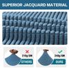 ADPON Stretch Armrest Covers Spandex Arm Covers for Chairs Couch Sofa Armchair Slipcovers for Recliner Sofa (Set of 4,Dusty Blue) view 4