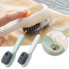 Zhjlut Multifunctional Automatic Soap Liquid Adding Shoe Brush Long-Handled Soft-bristled Home Laundry Clothing Soap Dispenser Brush (Color : Green) view 4