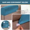 ADPON Stretch Velvet Sofa Armrest Covers Arm Covers for Chairs and Sofas Anti-Slip Couch Armrest Covers with Sticker Furniture Armrest Protector for Sofa Couch Chair Recliner (Peacock Blue,Set of 4) view 4