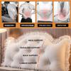 ZZYK Wedge Headboard Pillow Reading Pillow L Bedside Cushion Double Sofa Large Back,Removable Headboard Bolster Support Pillow for Bedroom Tatami Daybed Bunk Bed,White,King/78.7 inches view 3