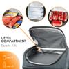 Tirrinia Reusable Lunch Box for Men Women, Insulated Lunch Bag Adult Work, Double Decker Leakproof Lunchbox for Office Picnic BeachDual Compartment Lunch Cooler Bag,Celadon view 4