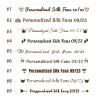 30pcs Personalized Fans for Wedding Favors Bulk, Custom Hand Fans for Guests/Bridal/Bridesmaid, Customize Silk Decorative Folding Fans Women Foldable, Birthday Party Fans Gifts, Bamboo Fan Dark Blue view 3