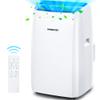 VAGKRI Portable Air Conditioners 14000 BTU ASHRAE (10200 BTU DOE/SACC), 3-in-1 AC Unit with Fan & Dehumidifier Cools up to 700 sq. ft, Smart/Sleep Mode 3 Fan Speeds Auto Swing 24H Timer Remote Control view 1