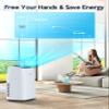 VAGKRI Portable Air Conditioners 14000 BTU ASHRAE (10200 BTU DOE/SACC), 3-in-1 AC Unit with Fan & Dehumidifier Cools up to 700 sq. ft, Smart/Sleep Mode 3 Fan Speeds Auto Swing 24H Timer Remote Control view 3