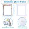 1pc Science Theme Inflatable Photo Booth Selfie Frame Giant Mad Science Party Blow Up Picture Frame for Boys Girls Birthdays Baby Showers Astronomy Biology Chemistry Physics Party Decor view 2