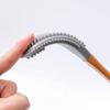 POCHY Creative Cute Toilet Brush and Stand, Plastic Long Handle Toilet Cleaner Brush Silicone Brush Head Toilet Scrubber view 4