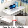 CALMR Wall Mounted Table Learning Work Bench Folding Work Bench Home Office Wall Mounted Folding Table Fold Down Floating Table view 3