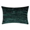 Luxe Boho Decor Crushed Doona Bedding Art Solid Hippie Stylish UO Large Unique Velvet Pillow Cover Set of 2 (Crush-Emerald Green, 20x20 Inches) view 1
