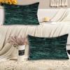 Luxe Boho Decor Crushed Doona Bedding Art Solid Hippie Stylish UO Large Unique Velvet Pillow Cover Set of 2 (Crush-Emerald Green, 20x20 Inches) view 4
