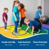 Booooom Jackson Classroom Rug Elementary, Large Classroom Carpet Preshool Seating Rug for School, Classroom Area Rug Educational Carpet with Non-Slip Backing (10'5" x 13', Rainbow Seats) view 4
