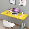 CALMR Wall Mounted Fold Down Desk Rectangular Wall Mounted Folding Table for Study Bedroom Kitchen Wall Mounted Table view 2