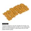 MECCANIXITY Artificial Rose Flower Heads, Gold Tone Mini Faux Flowers 0.8 Inch-1 Inch for DIY Craft Wedding and Party Decoration Pack of 72 view 4