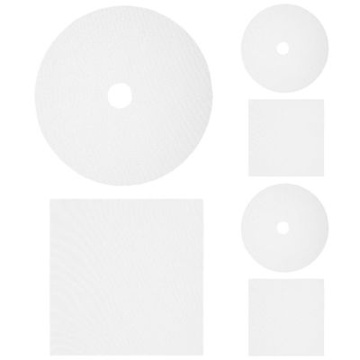 Angoily 6pcs Silicone Dehydrator Mats for and Fruits Non-stick Food Dryer Liner Compatible Dehydrators Lightweight and Design for Easy Airflow and Storage