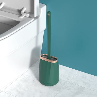 DLUXCA Toilet Brush Toilet Brush Household Non Dead Corner Wall Hanging Toilet Brush Artifact Toilet Wall Hanging Silicone Bathroom Toilet Brush Holder (Color : B, Size : One Size)