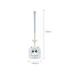 DLUXCA Toilet Brush Cute Toilet Brush Bathroom Plastic Creative Colorful Toilet Brush Household Modern Wc Home Products Bathroom Toilet Brush Holder (Color : Pink, Size : One Size) view 2