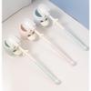 DLUXCA Toilet Brush Cute Toilet Brush Bathroom Plastic Creative Colorful Toilet Brush Household Modern Wc Home Products Bathroom Toilet Brush Holder (Color : Pink, Size : One Size) view 4