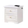 FAiruo Side Table Table Chevet Bois Chargeur USB, armoire Rangement Intelligente Multifonction Pour Chambre Coucher Coffee Table view 1
