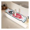 Faucet Absorbent Mat for Kitchen Sink|Creative Cute Cartoon Pattern Faucet Drip Catcher Fast Drying Mat|Splash Guard for Sink Faucet,Candy,10x38cm(3.9x14.9in)-Hole Diameter 5cm(1.9in) view 1