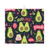 Absorbent Dish Drying Mat For Kitchen Counter Dish Drying Pads Reversible Drainer Mats-Avocado Love 16x18 In view 1