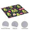 Absorbent Dish Drying Mat For Kitchen Counter Dish Drying Pads Reversible Drainer Mats-Avocado Love 16x18 In view 3