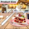 Tivcck 24-Piece Dessert Forks - Stainless Steel, 5.4 Inch Small, 3-Tine Mini Salad & Fruit Forks, Mirror Polished, Dishwasher Safe view 2