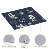 Absorbent Dish Drying Mat For Kitchen Counter Dish Drying Pads Reversible Drainer Mats-Vintage Marine 16x18 In view 3