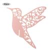 MSUIINT 50pcs Little Bird Shaped Hollow Name Place Cards for Wine Glass Top, Paper Cup Card Hollow Out Design, Wedding Table Decoration and Seating Assignment(Pink) view 2