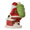 Bethany Lowe Down The Chimney Santa Figurine view 2