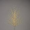 Hi-Line Gift Ltd. 59" Pre-Lit Micro Dot White Artificial Tree, LED Warm White Lights view 2