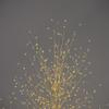 Hi-Line Gift Ltd. 59" Pre-Lit Micro Dot White Artificial Tree, LED Warm White Lights view 4