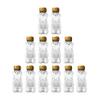 CLEARVIEW CONTAINERS - 12 Ounce Clear Plastic Squeezable Honey Bears with Sealable Flip Top Lids - BPA Free, Hand Wash Only (Gold, 12 Pack) view 1